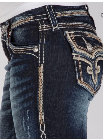 Rock Revival Kai Easy Boot Stretch Jean MSRP $168 - Picture 5 of 12